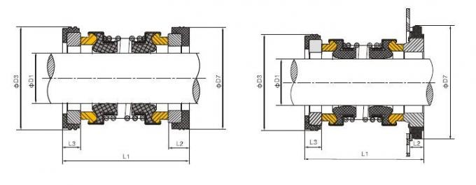 EA560D Burgmann Unterseeboot der Pumpen-Gleitringdichtungs-WQ brachte aus dem Gleichgewicht 0